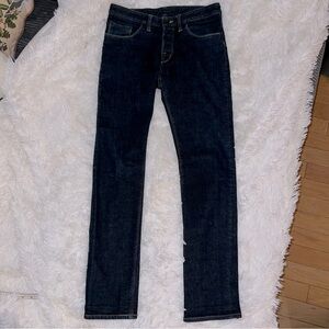Men's Straight Jeans - Dark Blue